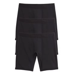 9" Boxer Briefs 3-Pack - Cotton X= Black