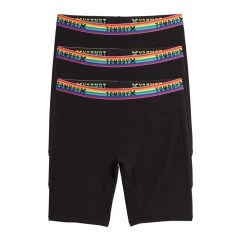 9" Boxer Briefs 3-Pack - TENCEL™ Modal Black Rainbow