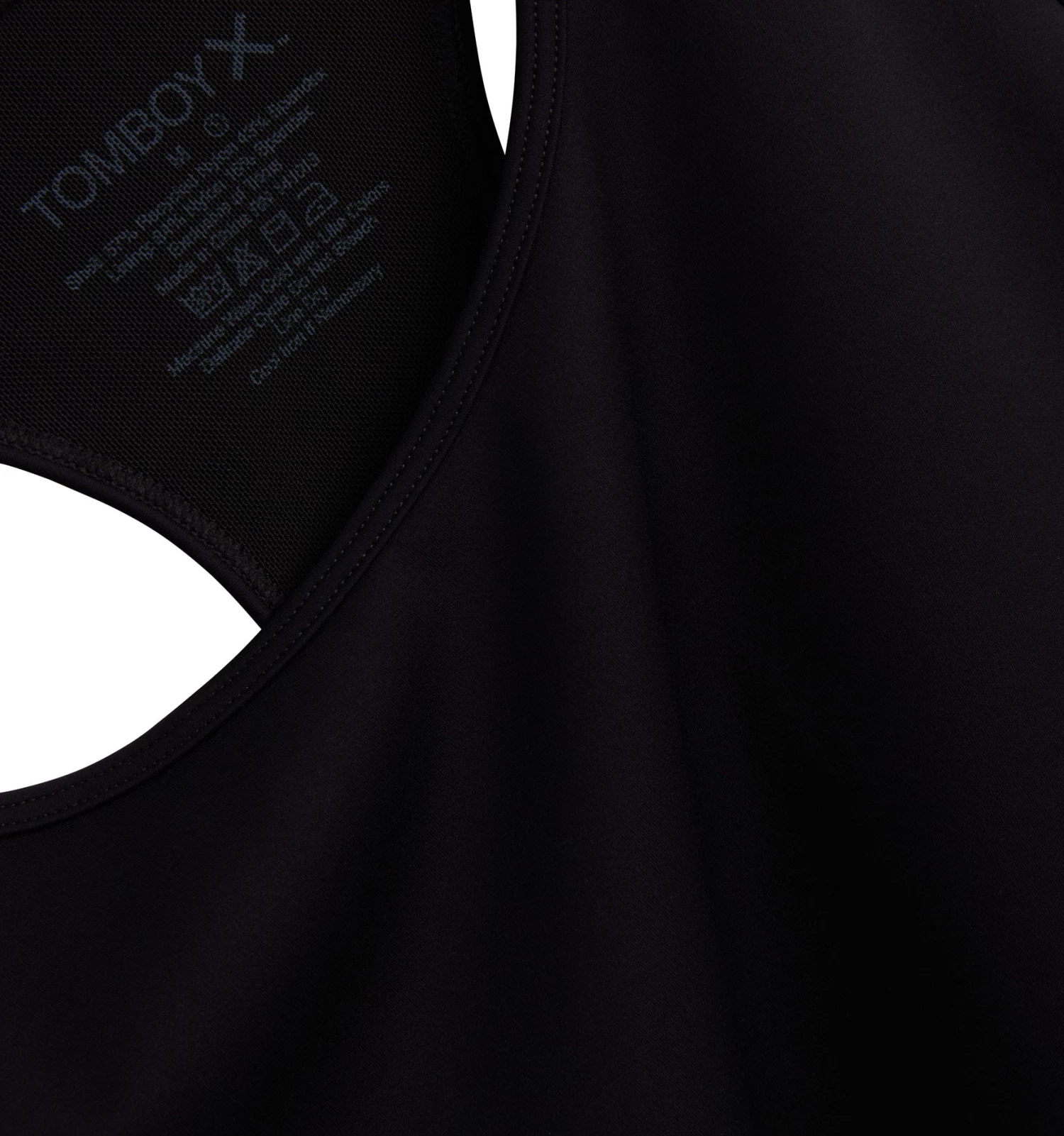 Racerback Compression Top - Black - Image 3