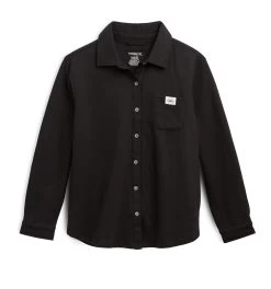 Eco Fleece Shirt Jacket LC - Black