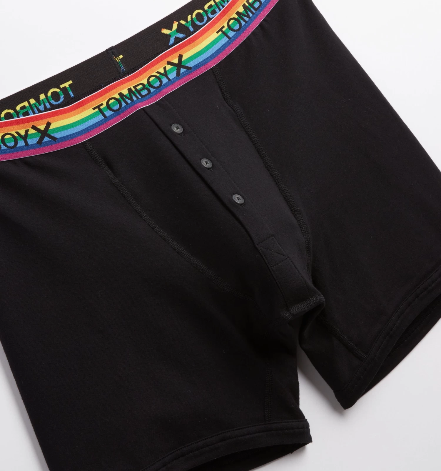 6" Fly Packing Boxer - Black Rainbow - Image 2