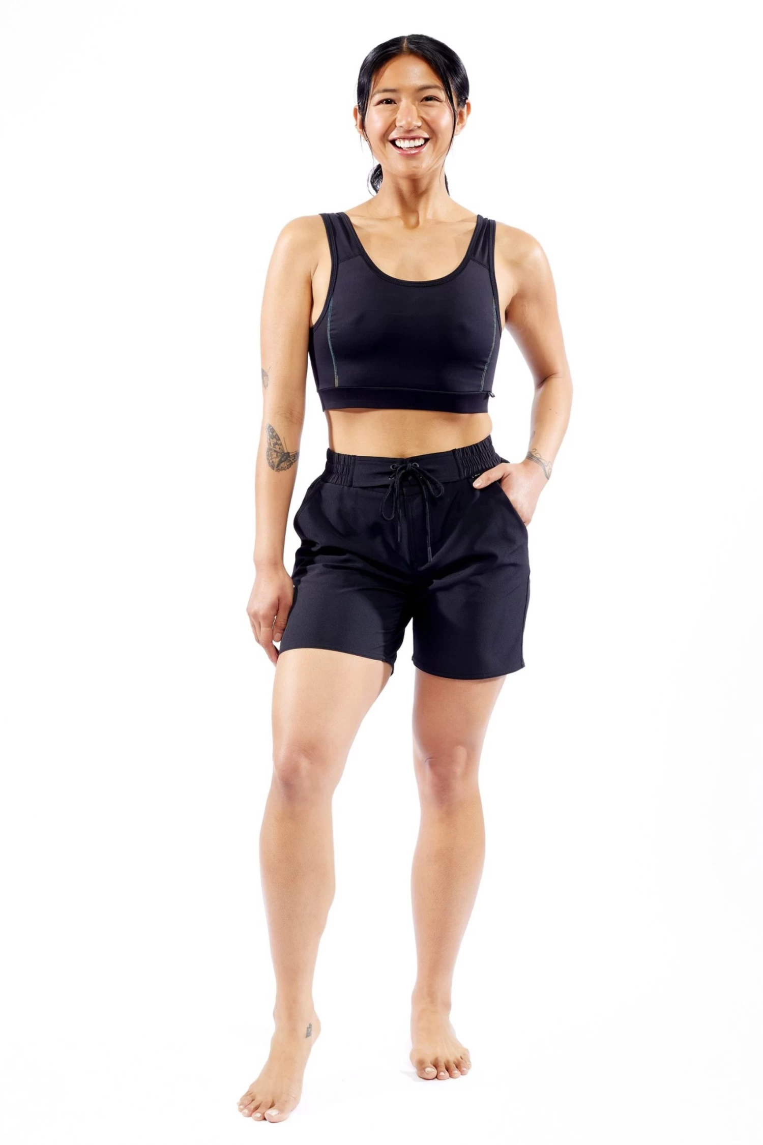 Swim Sport Top - Black Ombre - Image 3