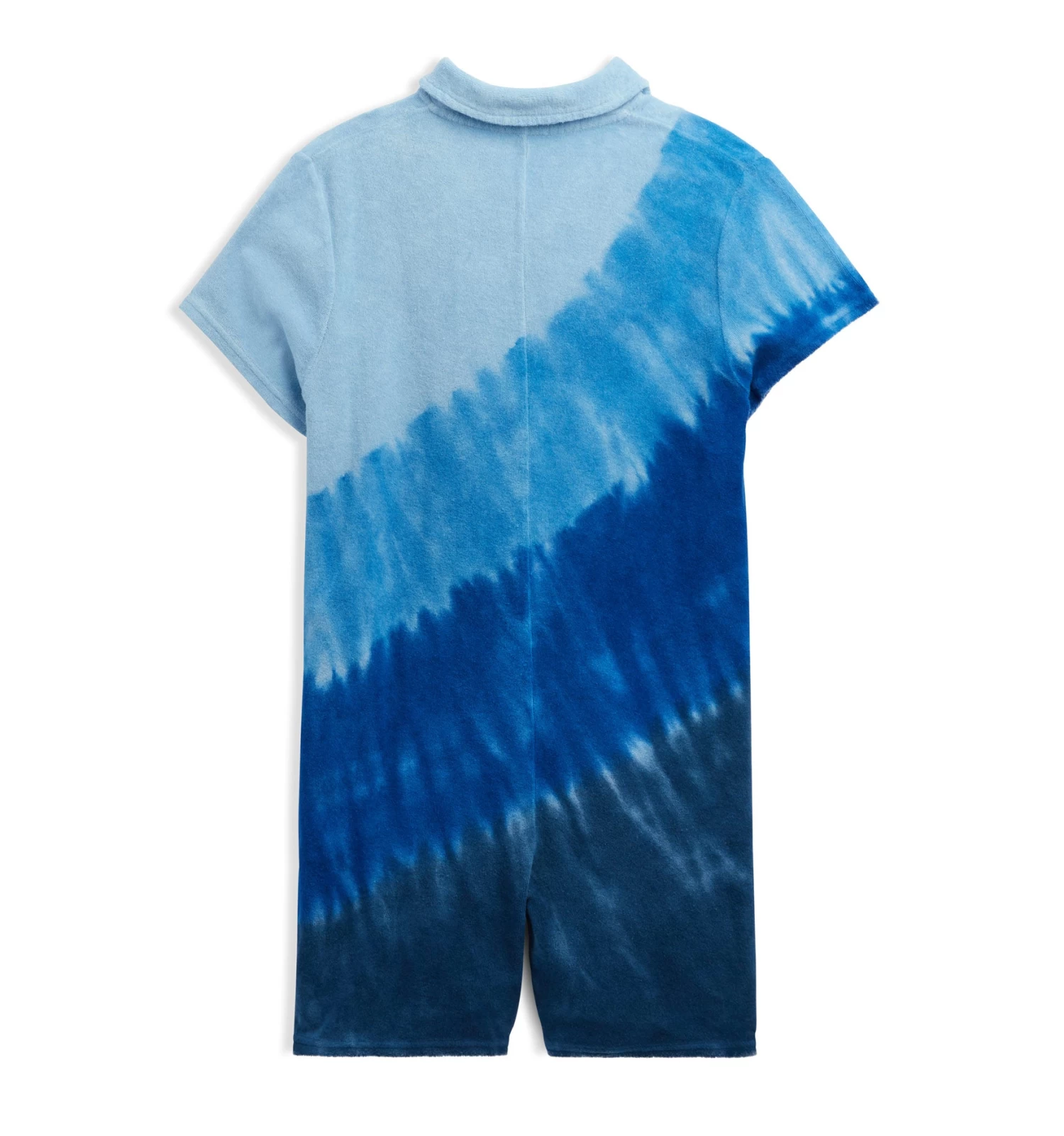 Terry Playsuit - Blue Tie Dye - Image 2