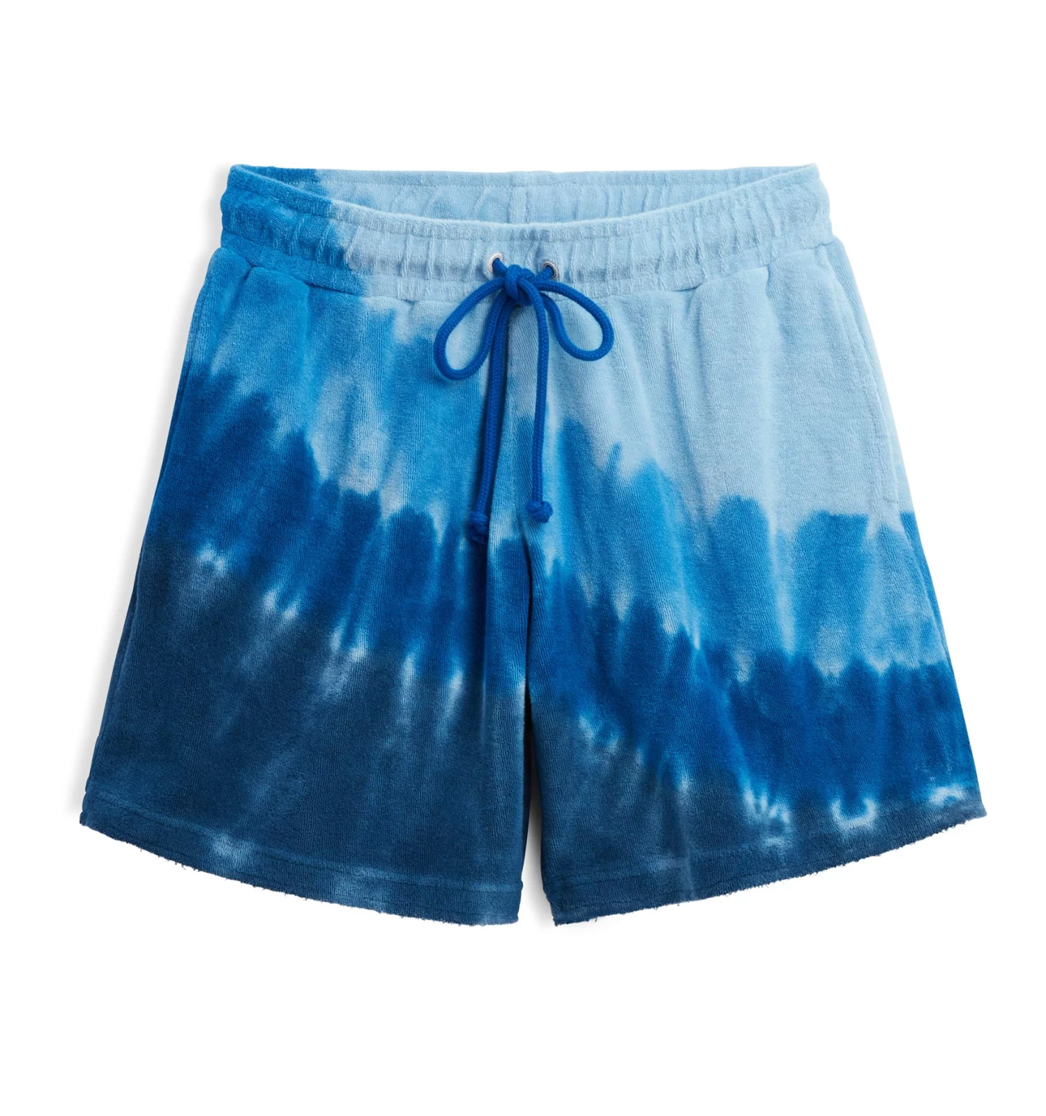Terry Rec Short - Blue Tie Dye