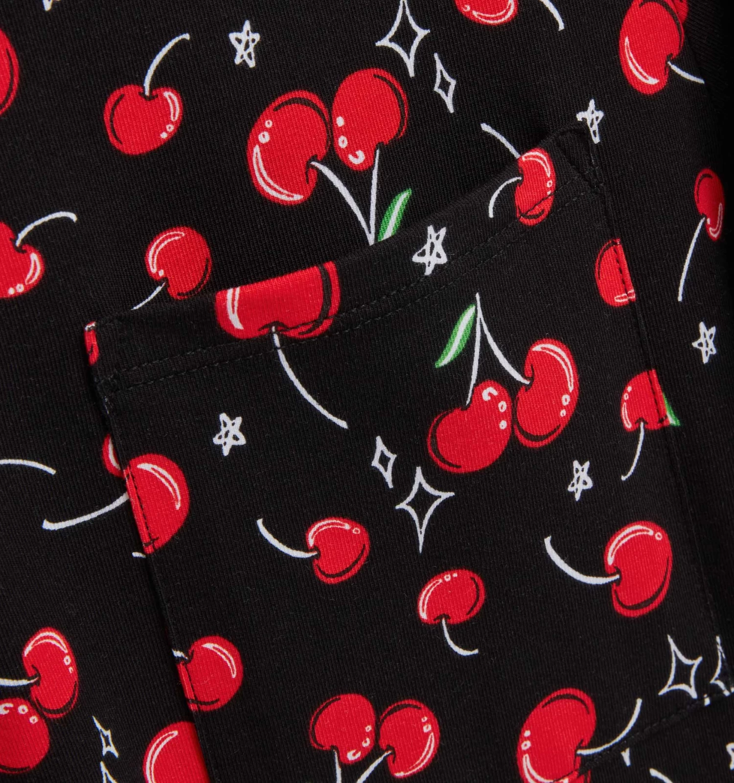 Tie Waist Romper - Cherry On Top - Image 3