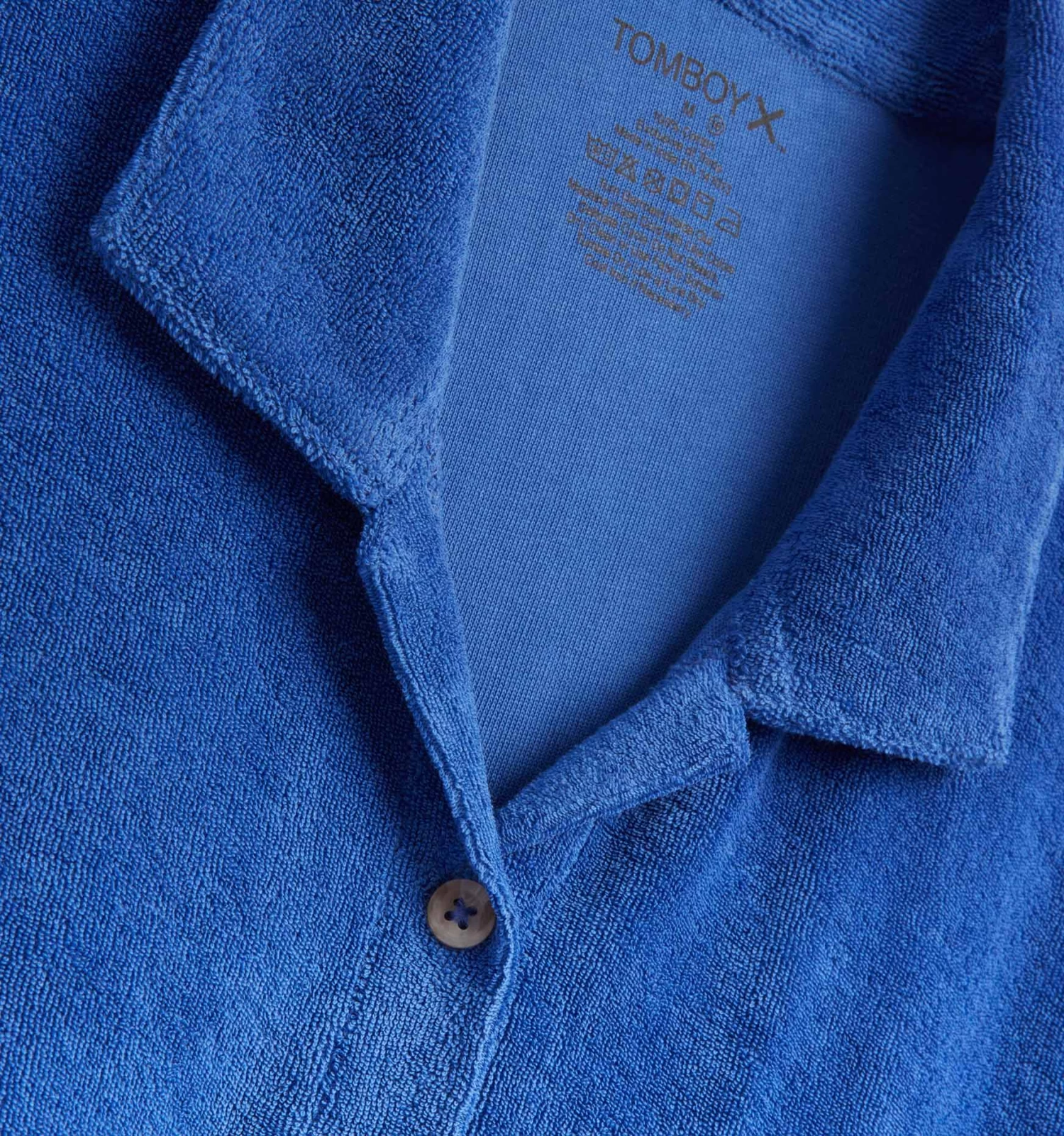 Terry Cabana Shirt LC - Dazzling Blue - Image 2