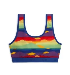 Essentials Soft Bra LC - Digital Rainbow