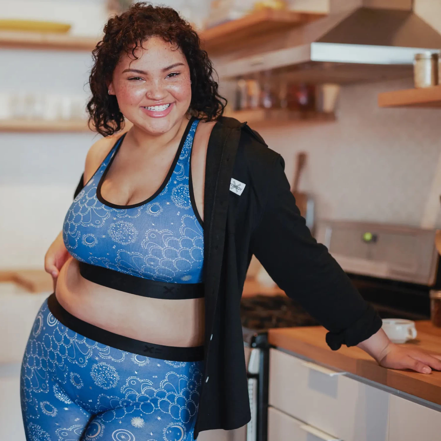 Eco Fleece Shirt Jacket LC - Black - Image 6