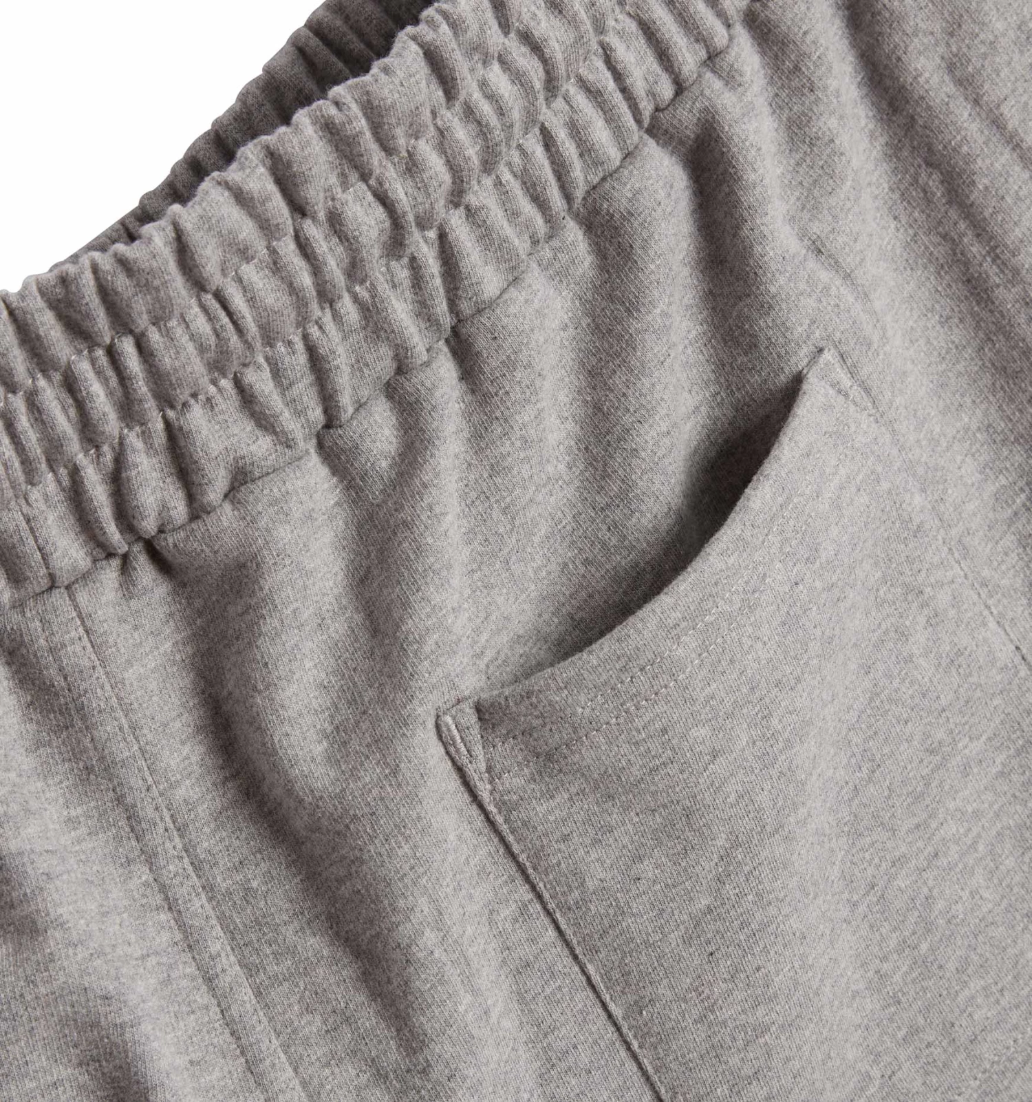 Eco Fleece Wide Leg Pant LC - Heather Grey - Image 2