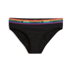 First Line Period Bikini - Black Rainbow