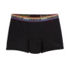 First Line Period 4.5" Trunks - Black Rainbow