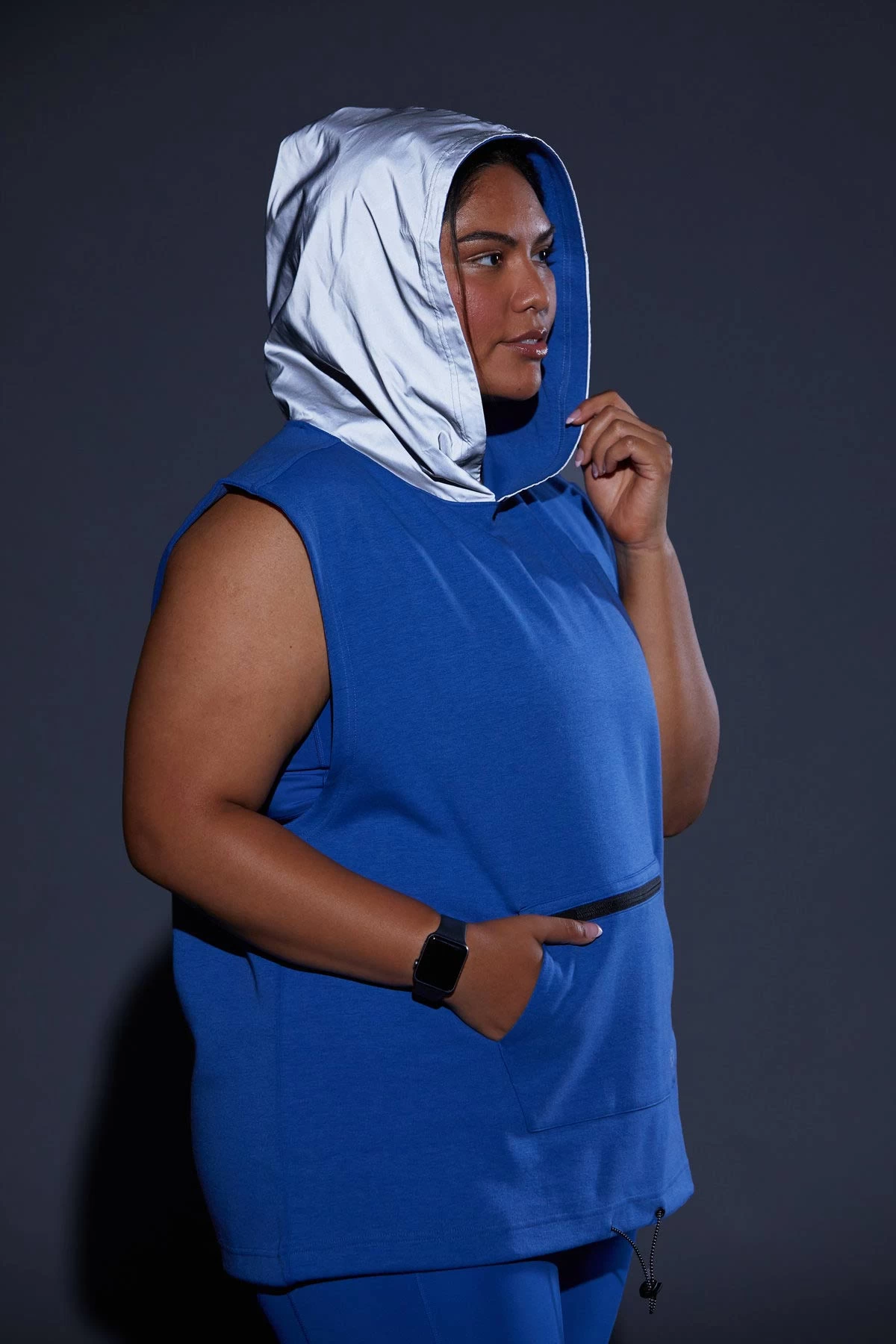 Hero Hoodie LC - Chrome Blue - Image 6