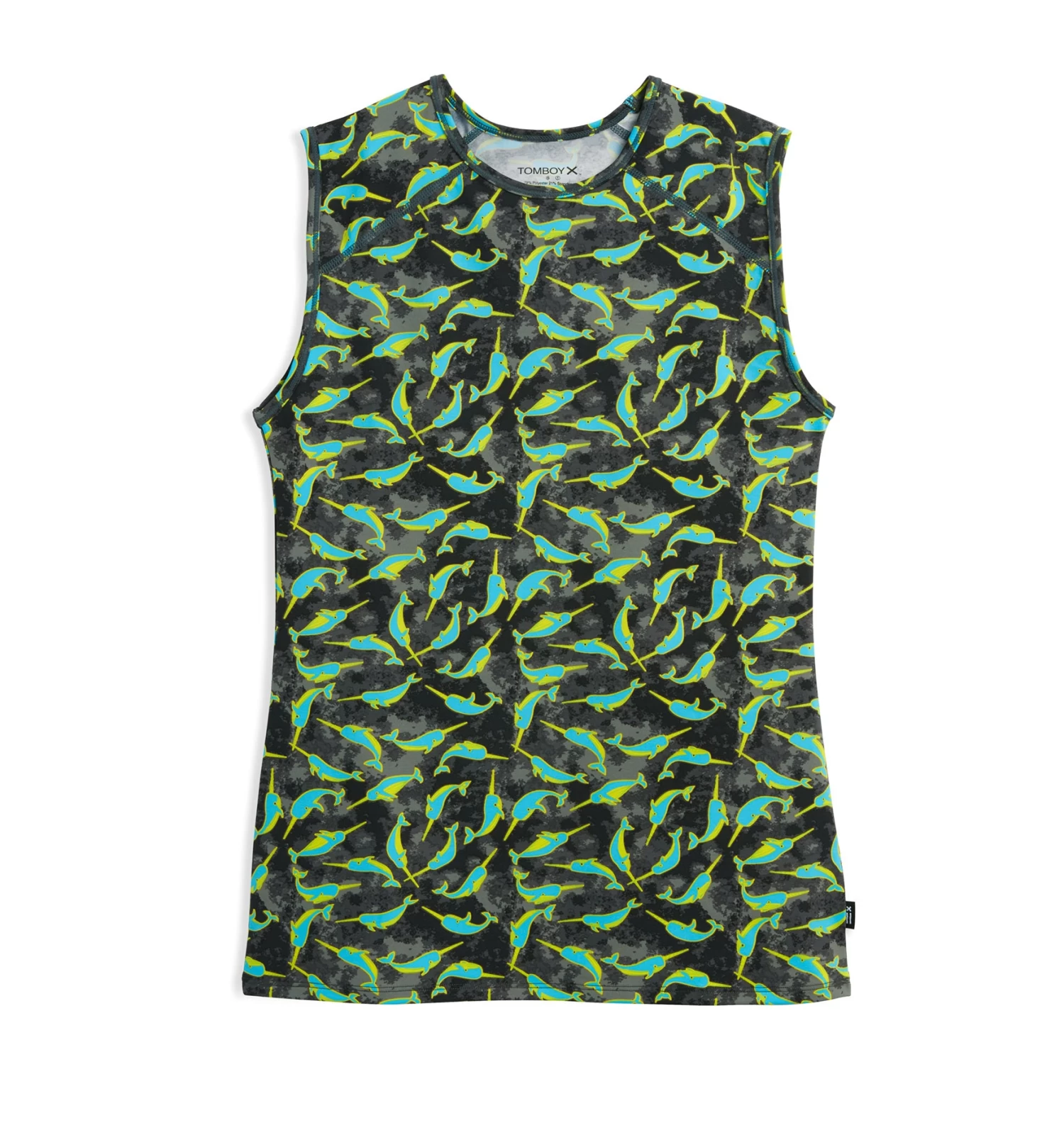 Swim Tank LC - Neon Narwhal