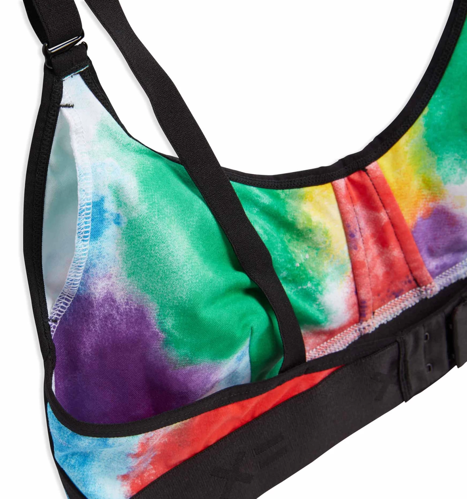 Prism Scoop Bralette LC - Rainbow Spill - Image 3