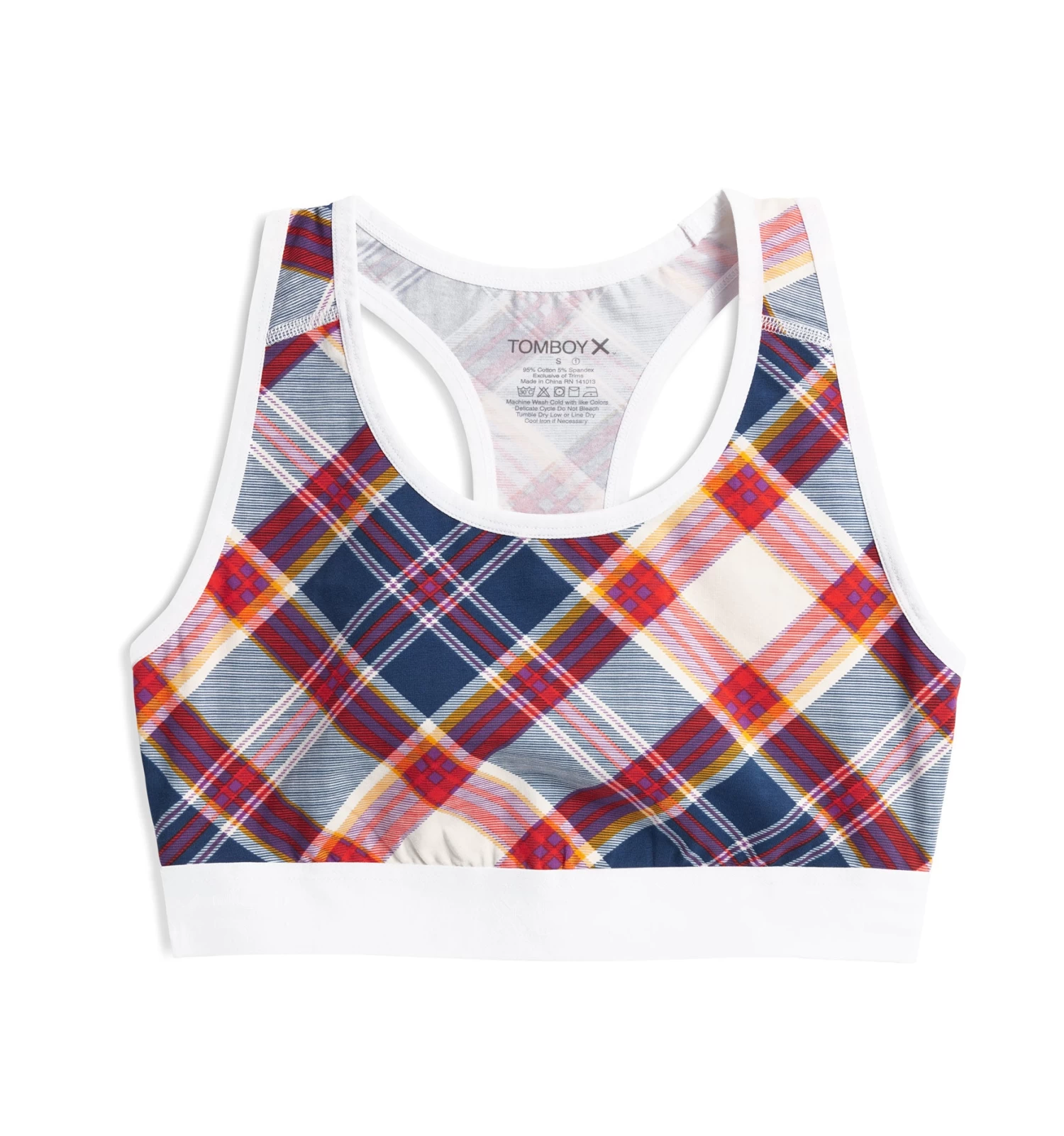 Racerback Soft Bra LC - Rebel Tartan