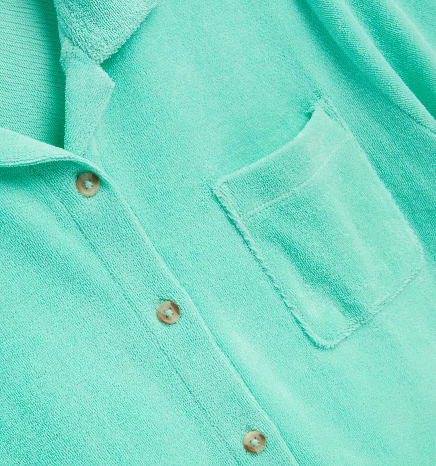 Terry Cabana Shirt LC - Seafoam Green - Image 2