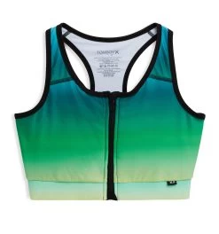 Swim Racerback Zip Top - Under The Surface